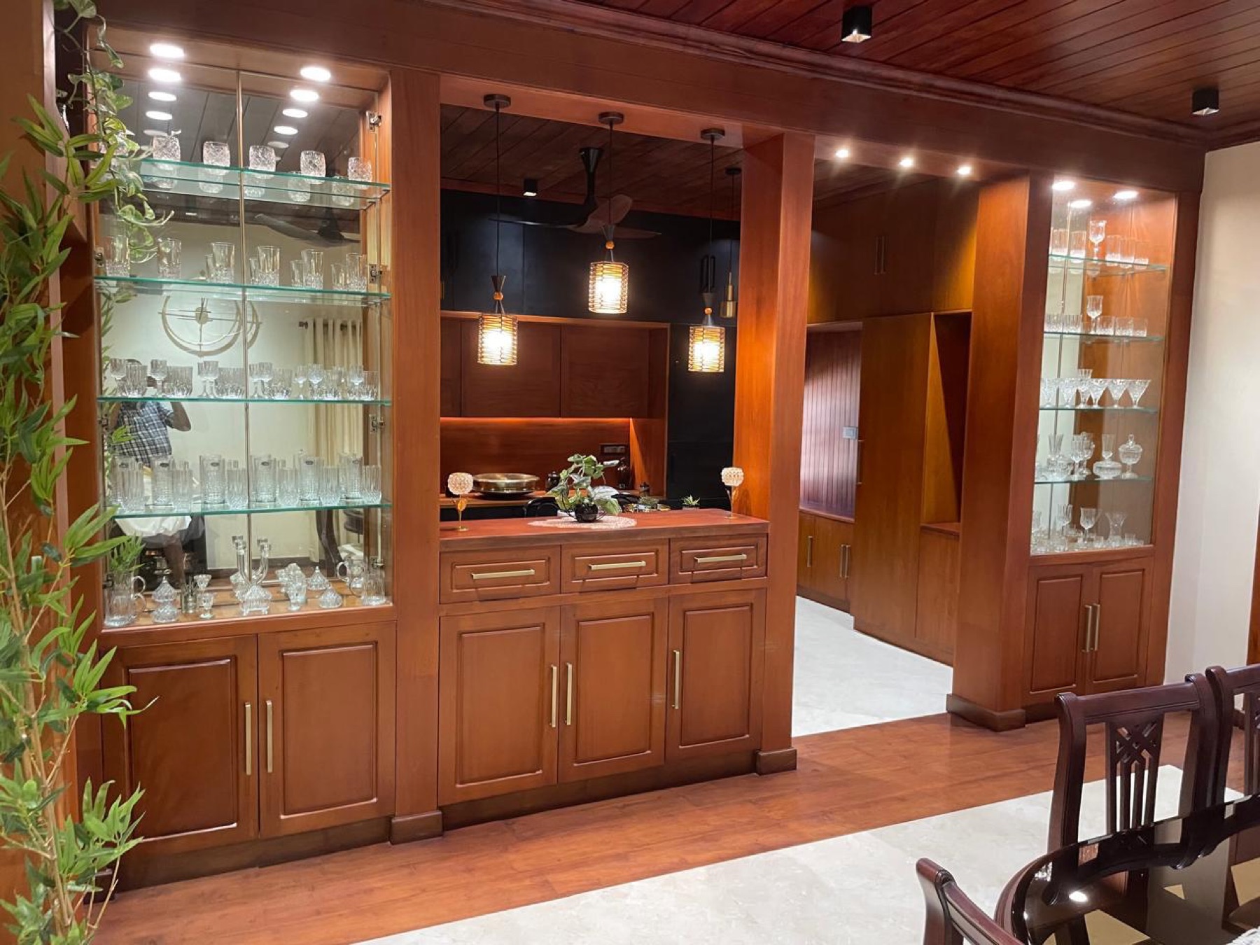 Crystal cabinets